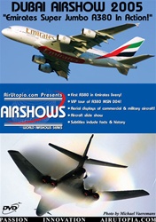 Dubai Airshow 2005 A380 777 B1 B2 B52 F117 F16 DVD