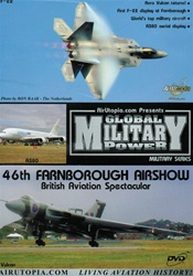 46th Farnborough Air Show 2008 F-22 Vulcan Typhoon F-16 DVD