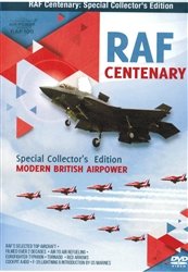 RAF Royal Air Force Centenary Tornado Red Arrows Special Collector's Edition DVD